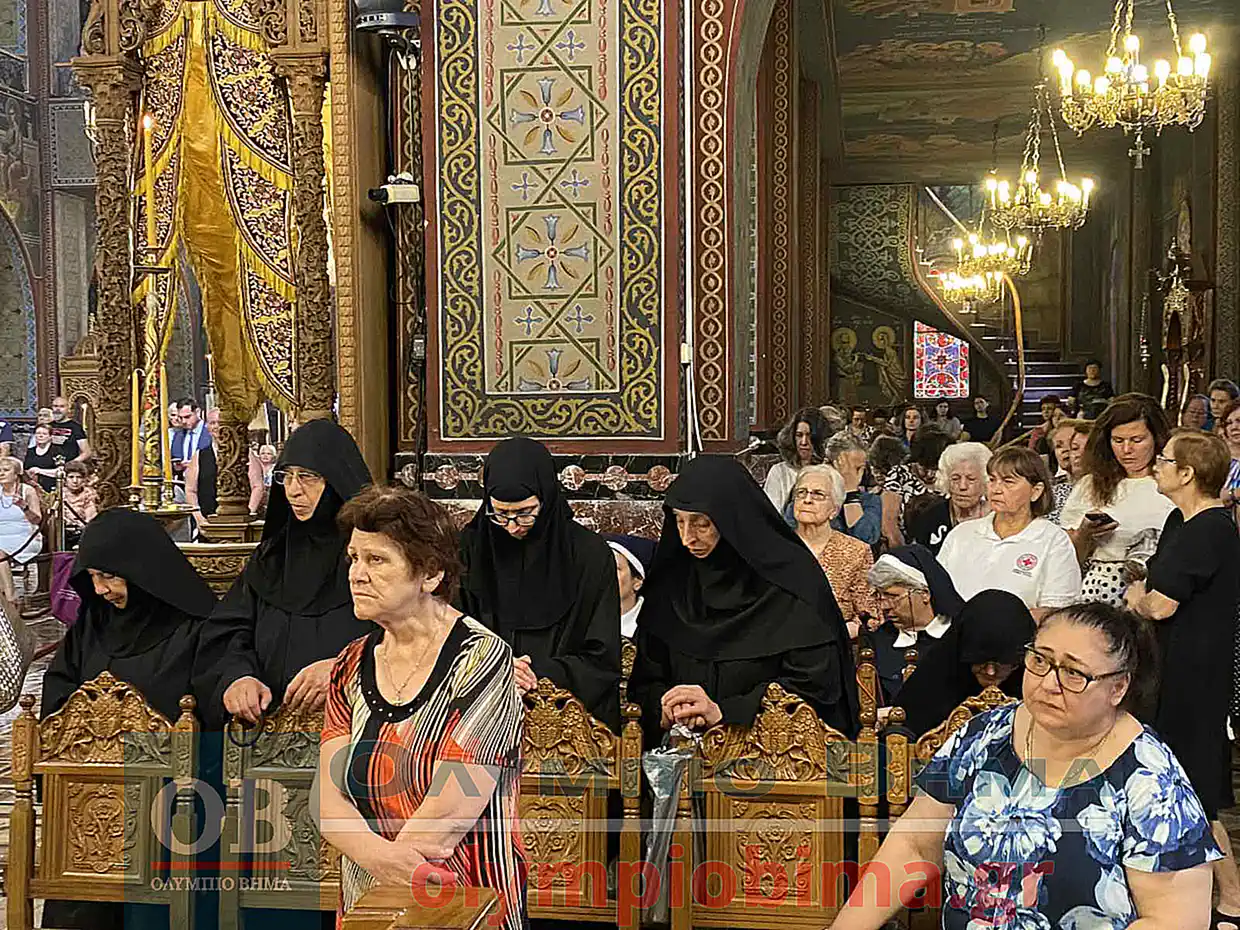 Στην Ιερά Μητρόπολη Κατερίνης το 40ημερο μνημόσυνο του Μακαριστού Μητροπολίτη Κατερίνης Αγαθονίκου