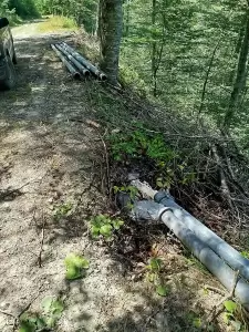 Τ.Ο.Ε.Β. Ρητίνης Πιερίας: Ολοκληρώθηκε το δύσκολο έργο μεταφοράς δικτύου διανομής νερού 9 χλμ