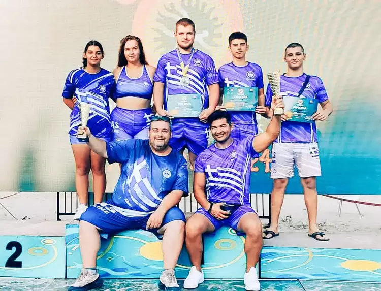Τρίτη στην Ευρώπη η Εθνική ομάδα Πάλης στην άμμο