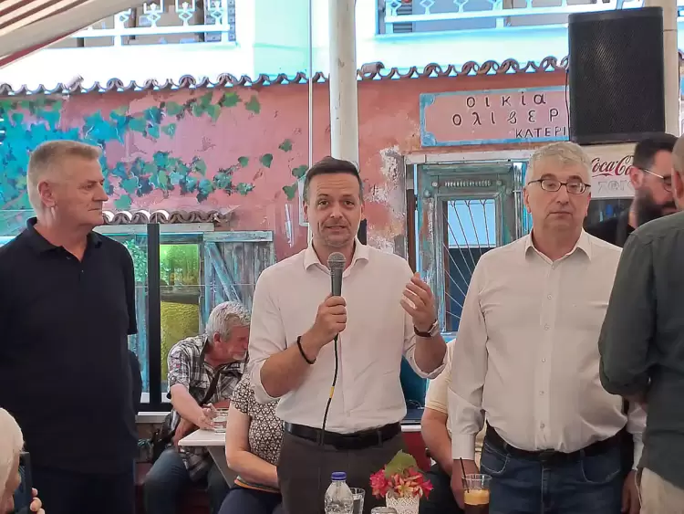 Ο Χάρης Δούκας στην Κατερίνη