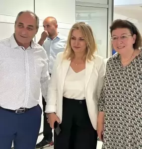 Η Υφυπουργός Ανάπτυξης παρούσα στη διήμερη επίσκεψη της Υπουργού Πολιτισμού Λίνας Μενδώνη στην Πιερία Η Υφυπουργός Ανάπτυξης παρούσα στη διήμερη επίσκεψη της Υπουργού Πολιτισμού Λίνας Μενδώνη στην Πιερία