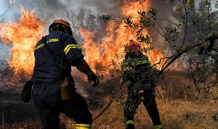 Υψηλός κίνδυνος εκδήλωσης πυρκαγιάς σήμερα σε Πιερία