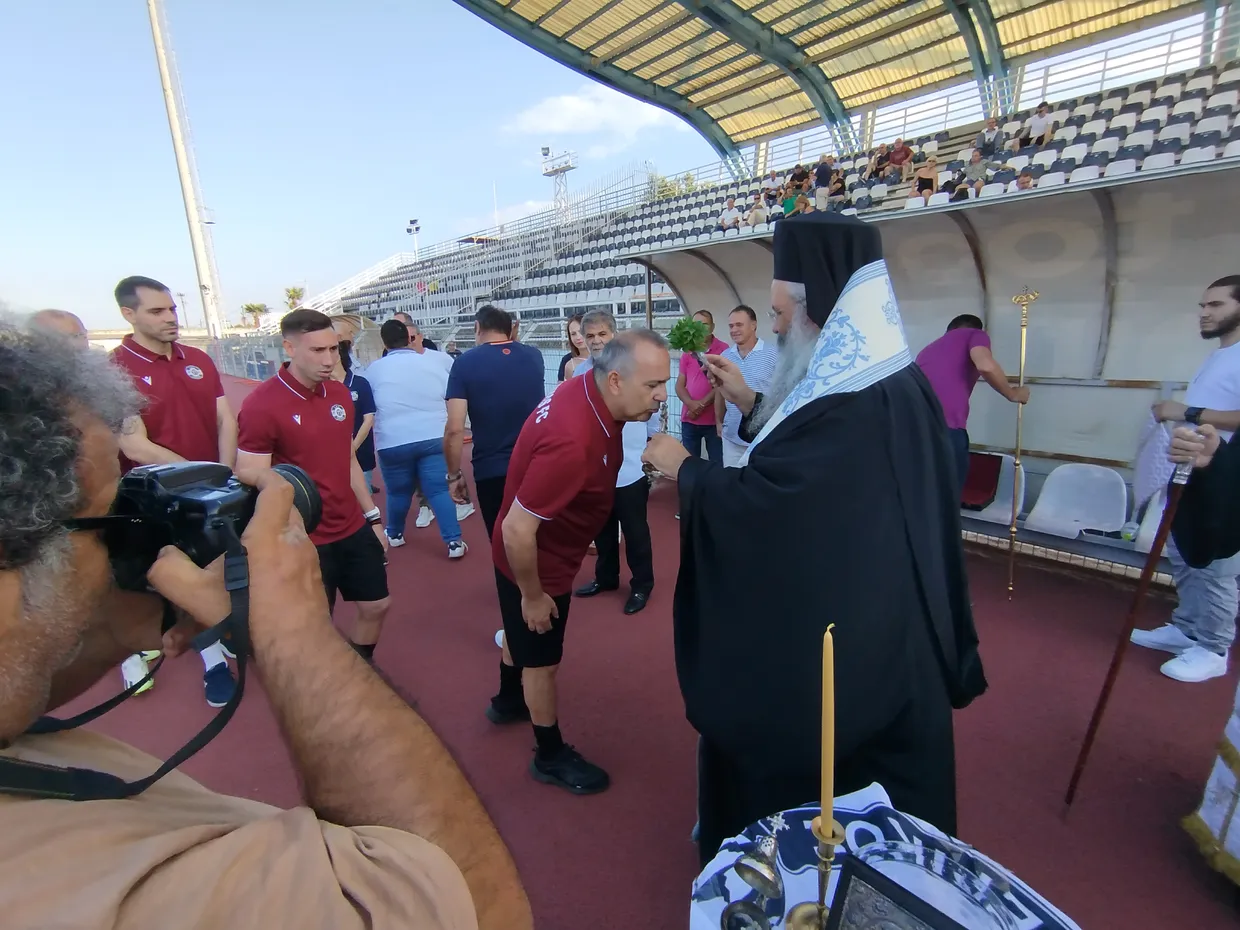 Αγιασμός και πρώτη προπόνηση ΣΦΚ Πιερικός Αγιασμός και πρώτη προπόνηση ΣΦΚ Πιερικός