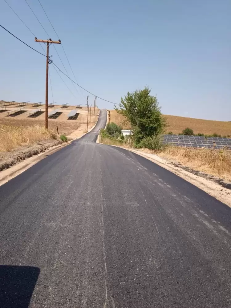 Ασφαλτοστρώσεις στο Αιγίνιο