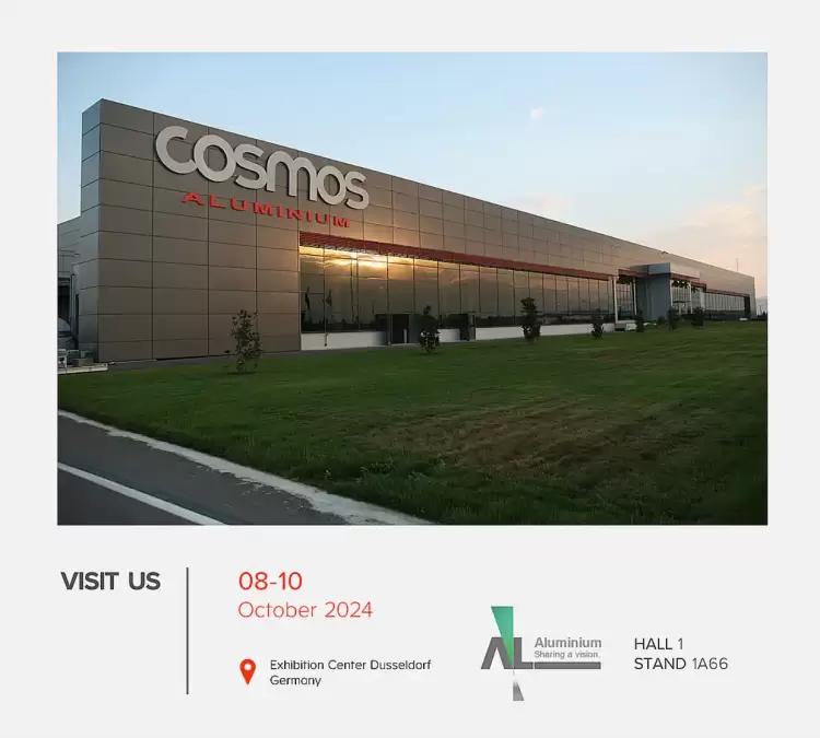 Δυναμική Παρουσία της Cosmos Aluminium στην Έκθεση Aluminium 2024 στο στο Dusseldorf