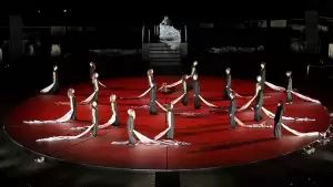 Η «Ορέστεια» του Αισχύλου που σκηνοθέτησε ο πολύπειρος σκηνοθέτης Θεόδωρος Τερζόπουλος.