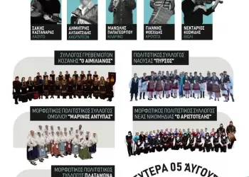 Πρόσκληση του Μορφωτικού Πολιτιστικού Συλλόγου Πλαταμώνα για το μουσικοχορευτικό διήμερο «Μεταμόρφωση… στο κύμα» στις 5 6 Αυγούστου στον Πλαταμώνα