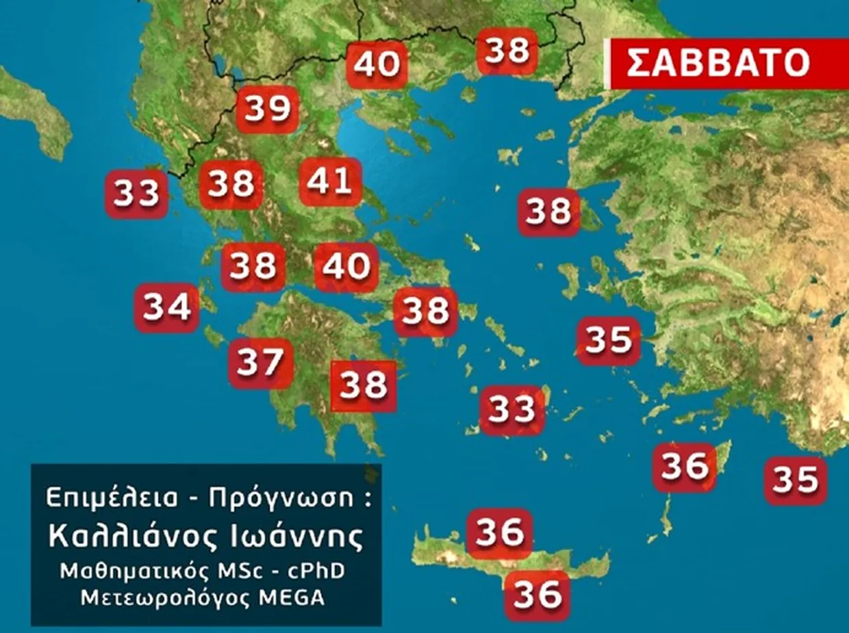 Τέλος η μίνι δροσιά- Τα 40άρια επιστρέφουν Τέλος η μίνι δροσιά Τα 40άρια επιστρέφουν