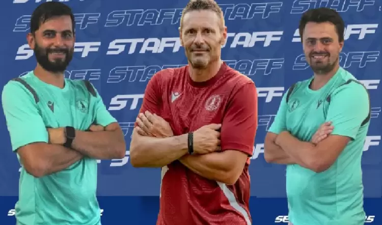 Τεχνικό επιτελείο ομάδας Neo.fc Κ19 Sl2 Με Παυλίδη – Διαμαντόπουλο – Συμεωνίδη