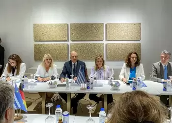 88η ΔΕΘ: Συνάντηση της ηγεσίας του Υπουργείου Ανάπτυξης με τον Αντικαγκελάριο της Γερμανίας Ρόμπερτ Χάμπεκ