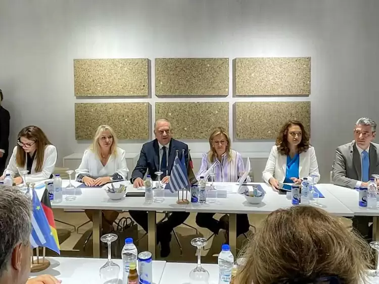 88η ΔΕΘ: Συνάντηση της ηγεσίας του Υπουργείου Ανάπτυξης με τον Αντικαγκελάριο της Γερμανίας Ρόμπερτ Χάμπεκ