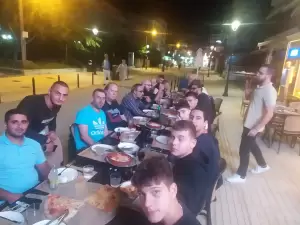 Ο Άγγελος Σεραπλής παρέθεσε δείπνο στον Αρχέλαο Κατερίνης