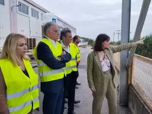 Η Άννα Μάνη στο Βιομηχανικό Πάρκο Σερρών: «Ενίσχυση της βιομηχανίας στην ελληνική περιφέρεια»