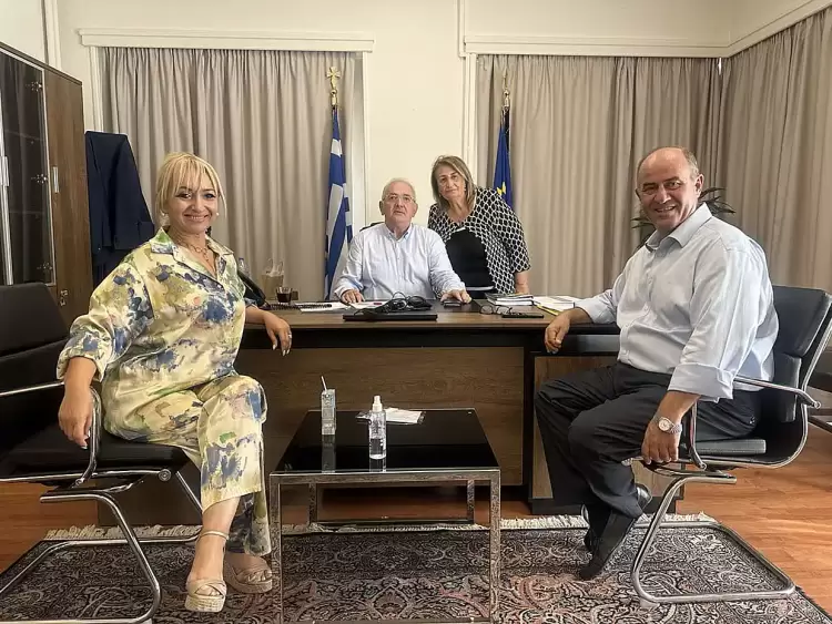 Δήμος Δίου Ολύμπου: Συναντήσεις του Δημάρχου Βαγγέλη Γερολιόλιου με τους Γενικούς Γραμματείς κ.κ. Παπαγιαννίδη και Χιονίδη