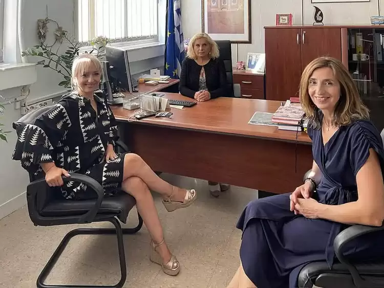 Επίσκεψη της Αντιπεριφερειάρχη Πιερίας στην Διεύθυνση Πρωτοβάθμιας Εκπαίδευσης Πιερίας
