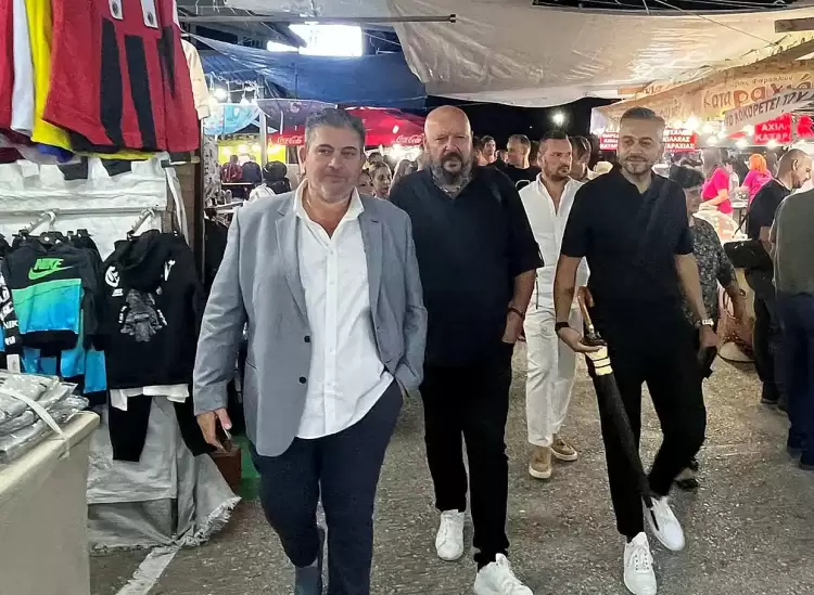 Επίσκεψη του υποψήφιου Προέδρου του Επιμελητηρίου Πιερίας Κώστα Πίτσια και υποψηφίων Συμβούλων στην 98η Εμποροπανήγυρη Αιγινίου Επίσκεψη του υποψήφιου Προέδρου του Επιμελητηρίου Πιερίας Κώστα Πίτσια και υποψηφίων Συμβούλων στην 98η Εμποροπανήγυρη Αιγινίου