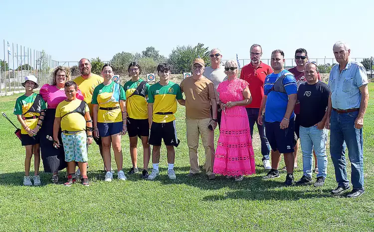 ΓΑΣ Αρχέλαος Κατερίνης: Επίσκεψη της Αντιπεριφερειάρχη Πιερίας Σοφίας Μαυρίδου στο γήπεδο Τοξοβολίας ΓΑΣ Αρχέλαος Κατερίνης: Επίσκεψη της Αντιπεριφερειάρχη Πιερίας Σοφίας Μαυρίδου στο γήπεδο Τοξοβολίας