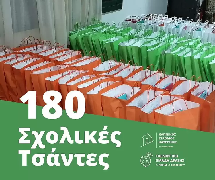 Κανένα παιδί χωρίς τα σχολικά του είδη – Να μην στερηθεί κανένα παιδί τη χαρά της γεμάτης σχολικής τσάντας!