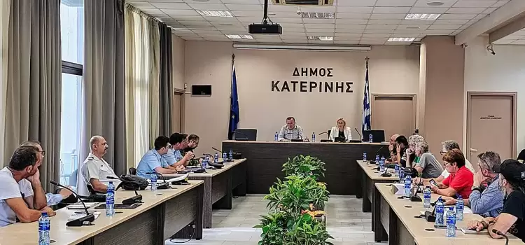 Κατερίνη: Σύσκεψη της Πολιτικής Προστασίας του Δήμου για τη χειμερινή περίοδο
