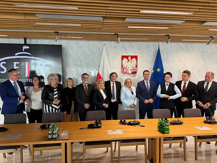 Επίσκεψη Σπύρου Κουλκουδίνα στην Πολωνία Κοινή συνεδρίαση Κοινοβουλευτικών Ομάδων Φιλίας Ελλάδος Πολωνίας