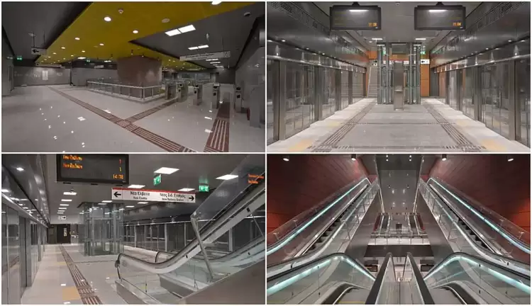 Μετρό Θεσσαλονίκης: Δείτε πώς είναι εσωτερικά οι σταθμοί του