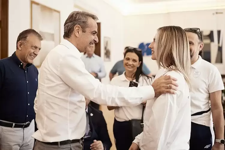 Παραολυμπιακοί Αγώνες: Συνάντηση Μητσοτάκη με μέλη της ελληνικής αποστολής Παραολυμπιακοί Αγώνες: Συνάντηση Μητσοτάκη με μέλη της ελληνικής αποστολής