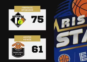 Πιερικός Αρχέλαος - Κούπα Κιλκίς 75-61: Νίκη και πρόκριση Πιερικός Αρχέλαος – Κούπα Κιλκίς 75 61: Νίκη και πρόκριση
