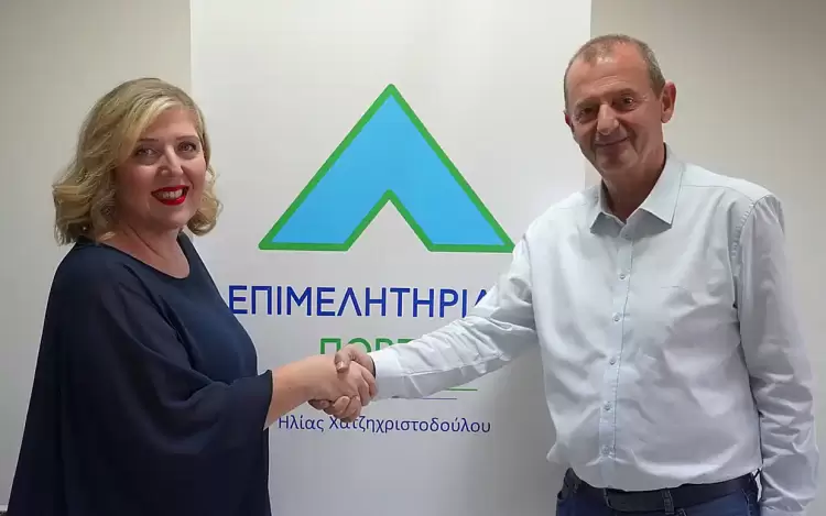 Η Ρίτσα Κατσίρη – Σταθακοπούλου στην  Eπιμελητηριακή Πορεία, με επικεφαλής τον Ηλία Χατζηχριστοδούλου.