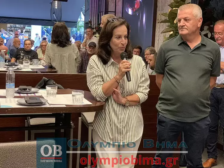 Στην Κατερίνη η υποψήφια πρόεδρος του ΠΑΣΟΚ Άννα Διαμαντοπούλου (εικόνες & βίντεο) Στην Κατερίνη η υποψήφια πρόεδρος του ΠΑΣΟΚ Άννα Διαμαντοπούλου (εικόνες)