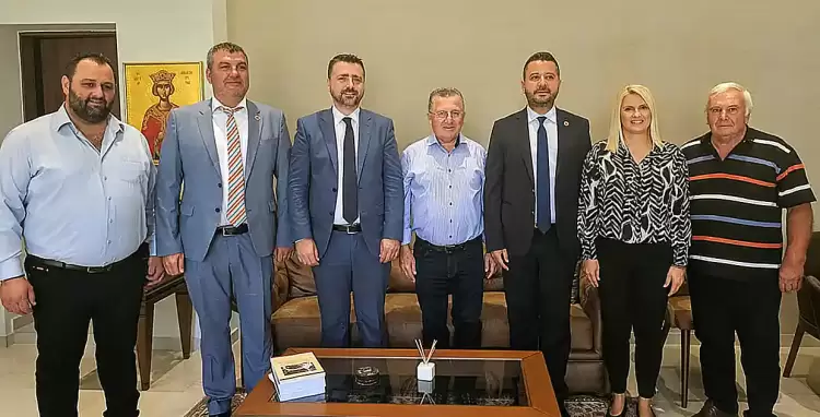 Συνάντηση του Δημάρχου Κατερίνης με αντιπροσωπεία του Δήμου Şarköy Τουρκίας