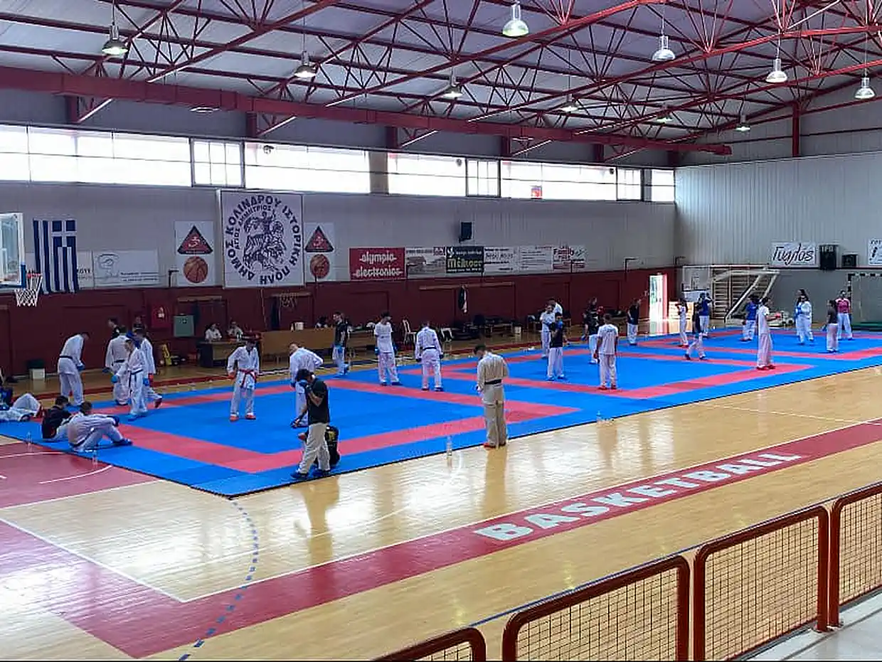 Το Camp Εθνικών Ομάδων Καράτε στο ΔΑΚ Κολινδρού Το Camp Εθνικών Ομάδων Καράτε στο ΔΑΚ Κολινδρού