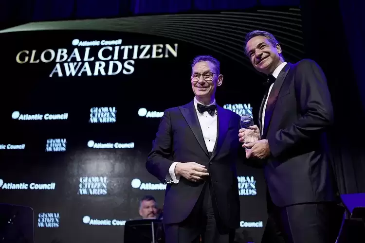 Βράβευση Κυριάκου Μητσοτάκη από το Atlantic Council με το Global Citizen Award Βράβευση Κυριάκου Μητσοτάκη από το Atlantic Council με το Global Citizen Award