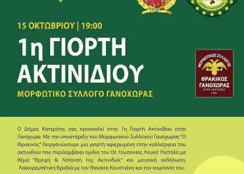 1η Γιορτή Ακτινιδίου Κατερίνης