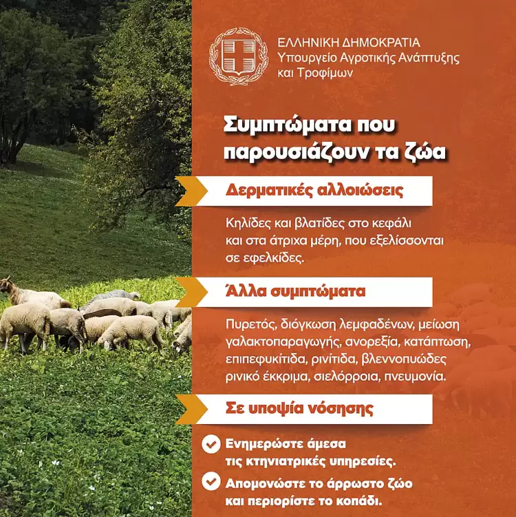 H πορεία εφαρμογής των μέτρων για την ευλογιά