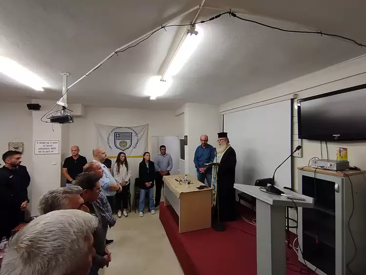 Αγιασμός στον Σύνδεσμο Διαιτητών Ποδοσφαίρου Ν. Πιερίας