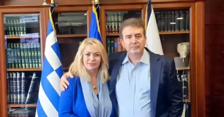 Άννα Μάνη: Συνάντηση με τον Υπουργό Προστασίας του Πολίτη Μιχάλη Χρυσοχοΐδη