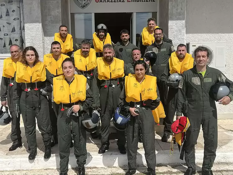 Διασωστικής Ομάδας Πιερίας: Εκπαίδευση μελών της στο Σχολείο Εκπαίδευσης Θαλάσσιας Επιβίωσης (ΣΕΘΕ)