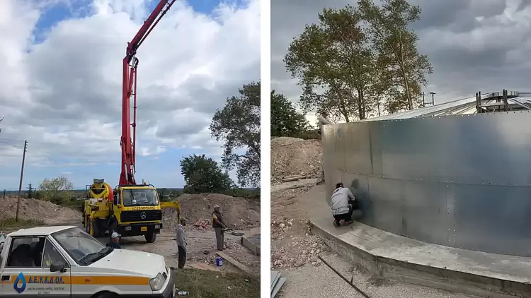 Δήμος Δίου Ολύμπου: Νέας δεξαμενής πόσιμου νερού στην Καρίτσα