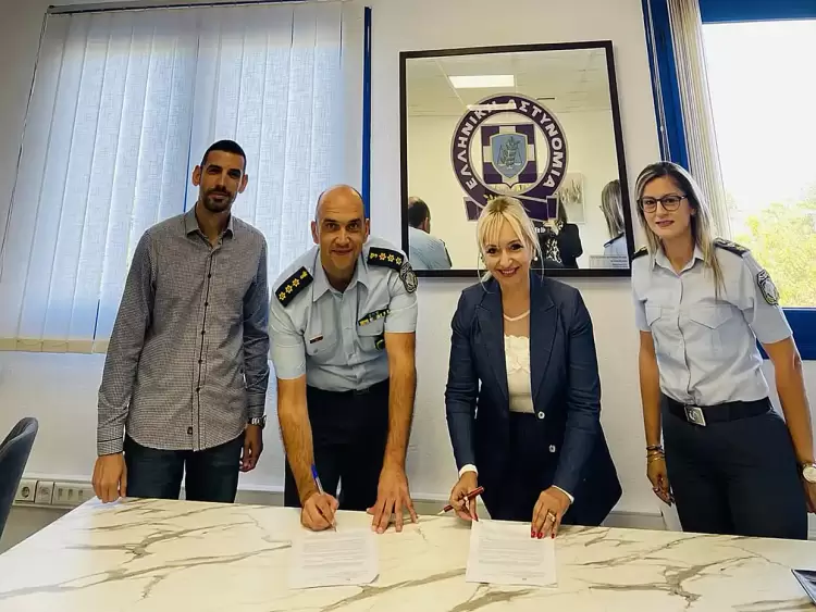 Δωρεά 4 μοτοσικλετών προς τις υπηρεσίες της Ελληνικής Αστυνομίας από την Π.Ε. Πιερίας