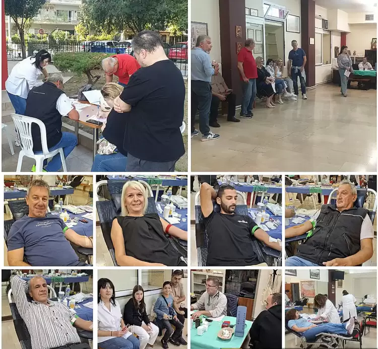 Ένωση Ποντίων Πιερίας: Με αφοσίωση στην κοινωνική προσφορά η 54η εθελοντική αιμοδοσία