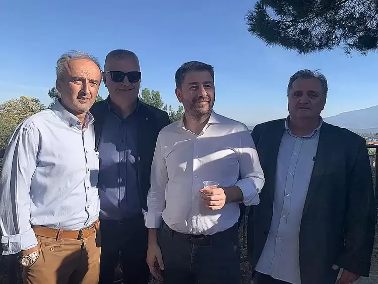 Ο Νίκος Ανδρουλάκης στην Γιορτή Τσίπουρου στην Μηλιά