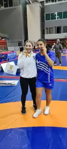 Ολύμπιοι Κατερίνης: Χρυσή βαλκανιονίκης πάλης η Φωτιάδου και ασημένια η Σεϊταρίδου