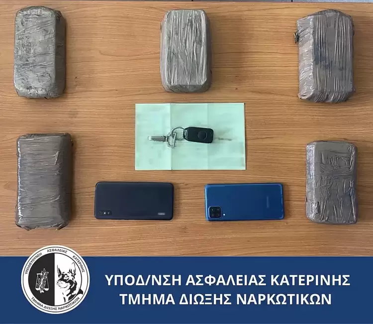 Πιερία: Συνελήφθησαν 2 άτομα για μεταφορά ναρκωτικών ουσιών