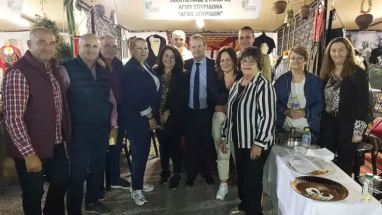 Ο Πρόεδρος του Επιμελητηρίου Πιερίας Ηλίας Χατζηχριστοδούλου στα εγκαίνια της 19ης Γιορτής του Αγρότη και Κτηνοτρόφου στην Καρίτσα