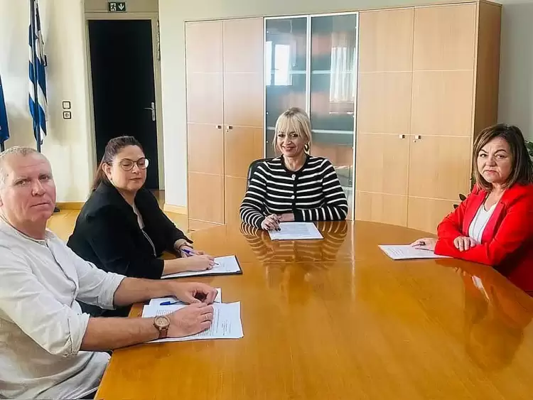 Συνάντηση εργασίας της Αντιπεριφερειάρχη Πιερίας και της Προέδρου του Δικηγορικού Συλλόγου Κατερίνης για το Δικαστικό Μέγαρο