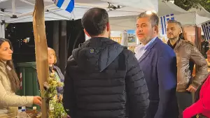 Την 4η Έκθεση Μελιού στο Δημοτικό Πάρκο Κατερίνης επισκέφτηκε ο υπ. Πρόεδρος του Επιμελητηρίου Κώστας Πίτσιας