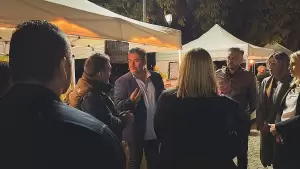 Την 4η Έκθεση Μελιού στο Δημοτικό Πάρκο Κατερίνης επισκέφτηκε ο υπ. Πρόεδρος του Επιμελητηρίου Κώστας Πίτσιας