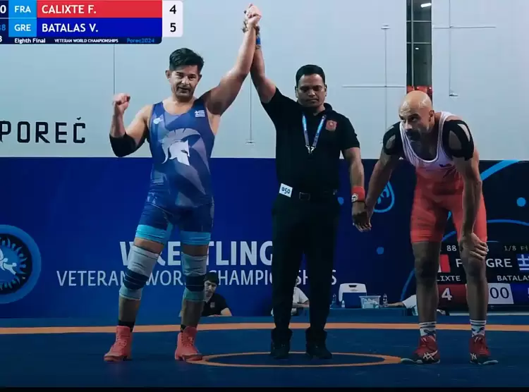 Χάλκινος παγκόσμιος πρωταθλητής ο Μπαταλας Βασίλης στην πάλη