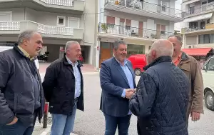 O υπ. Πρόεδρος του Επιμελητηρίου Κώστας Πίτσιας στον αγιασμό του Πολιτιστικού Συλλόγου Κοκκινοπλιτών