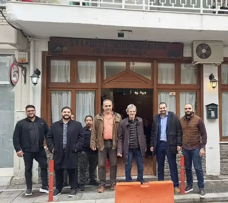 Ο αγιασμός του Συλλόγου Κοκκινοπλιτών Ν. Πιερίας ‘Ό Όλυμπος”